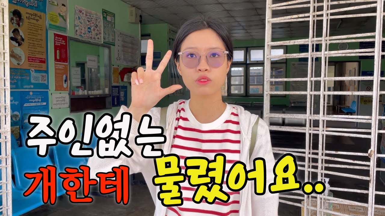지금 광견병 주사가 없다고 해요. .  어떻하죠?. 미얀마