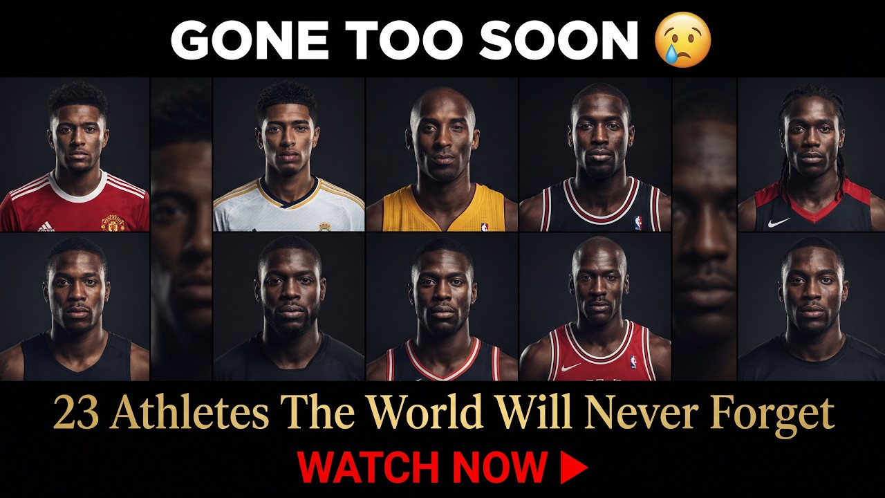23 Athletes The World Was Not Ready To Lose 💔 #RIPLegends #KobeBryant #tribute #nba #nfl #nhl