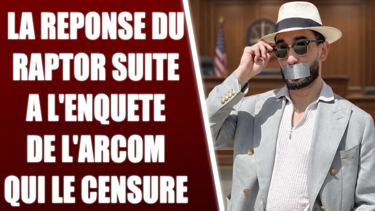 LE RAPTOR CENSURÉ PAR L'ARCOM ?! SA REPONSE HILARANTE !