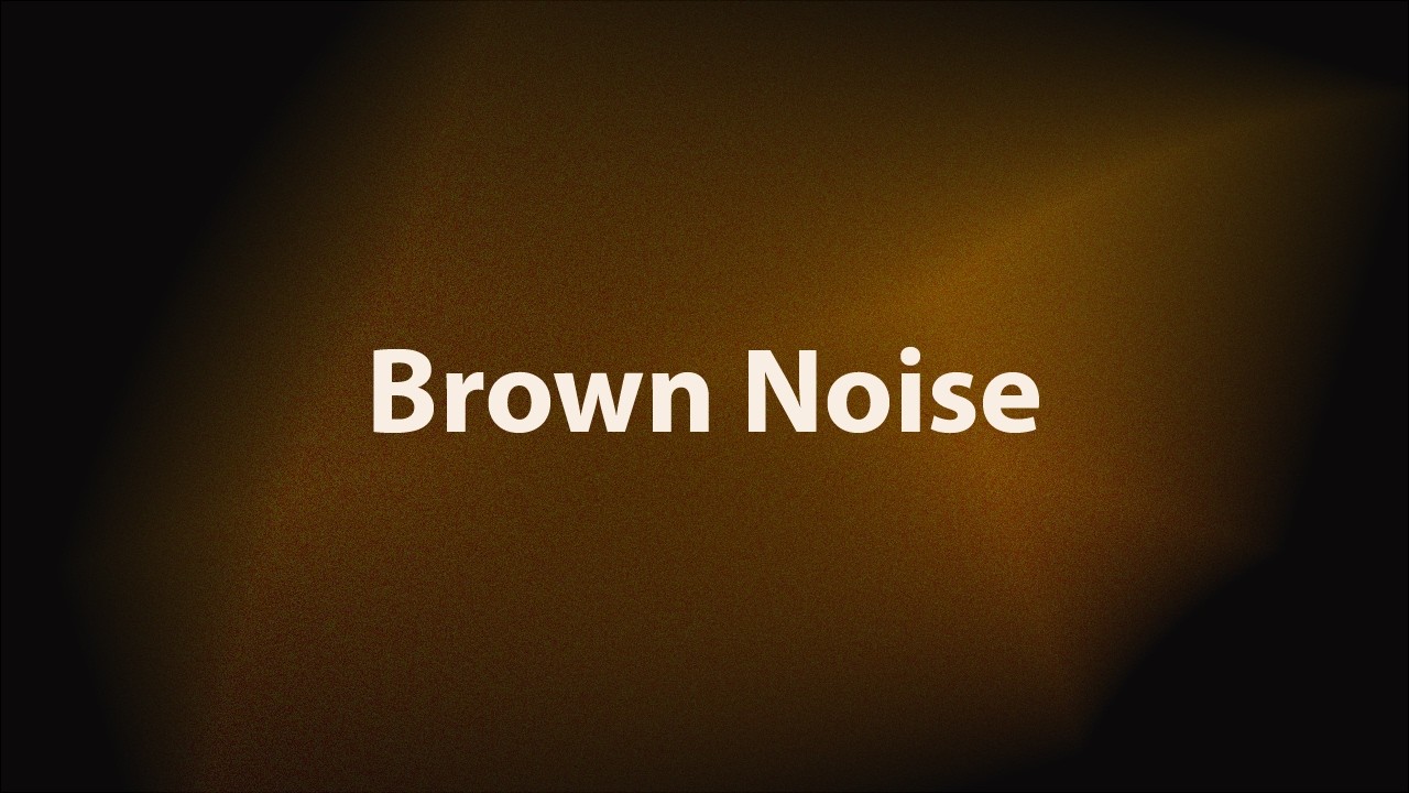 Breathing Brown Noise for Focus & Deep Work – 3 Hours (Black Screen)