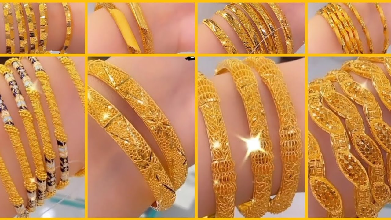 Transform Your Look with These Sizzling Gold Bangles!