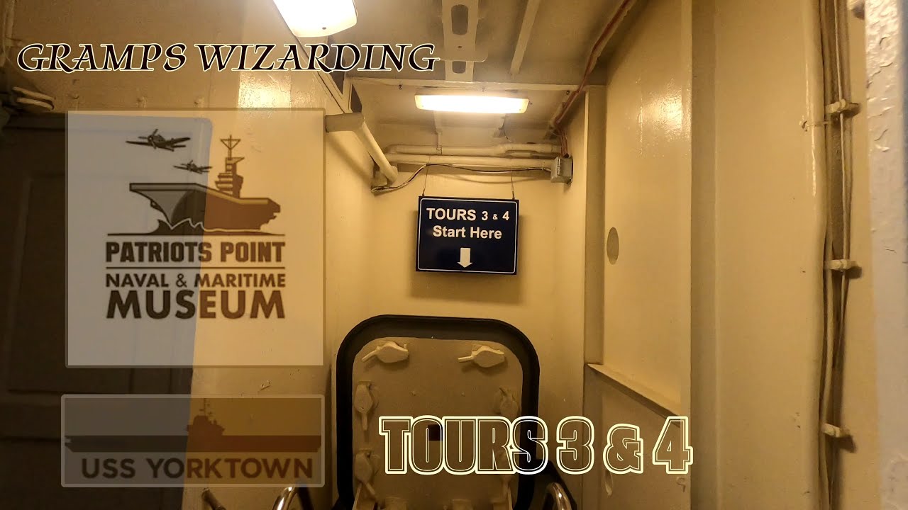 Patriots Point Naval and Maritime Museum USS YORKTOWN Walk-through Part 3 Charleston SC