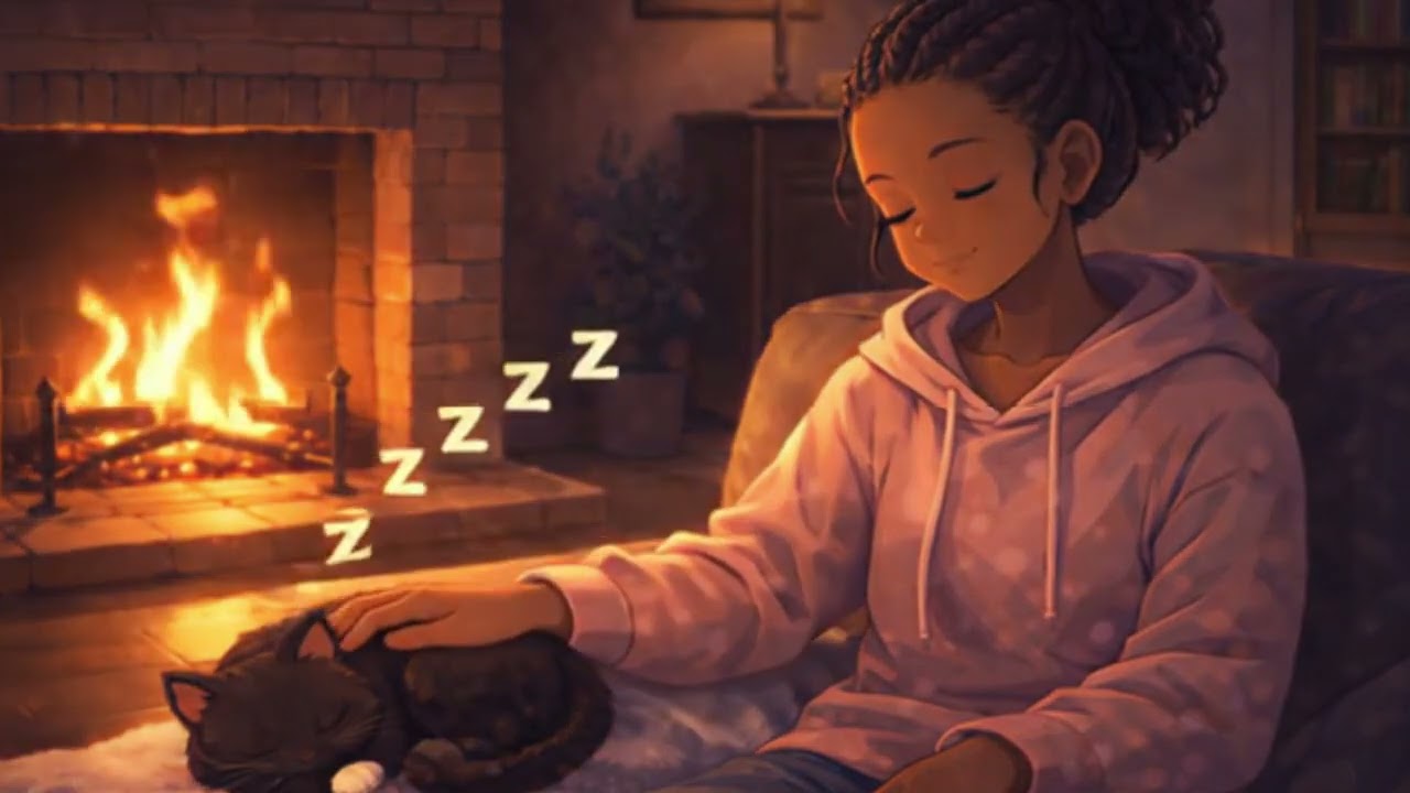 Soul Lofi Fireplace Session | Cozy Chill Beats for Focus & Relax