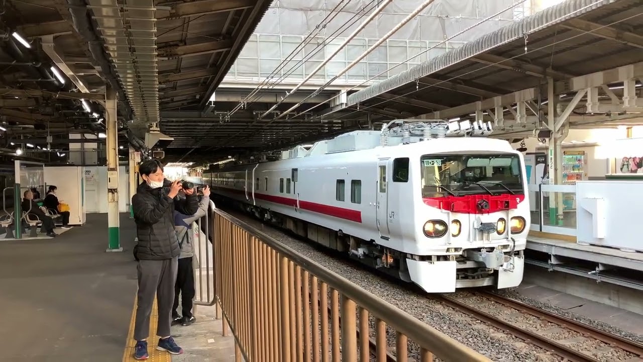 【松戸駅】運転士笑　E491系　常磐緩行線検測　試9921M発車