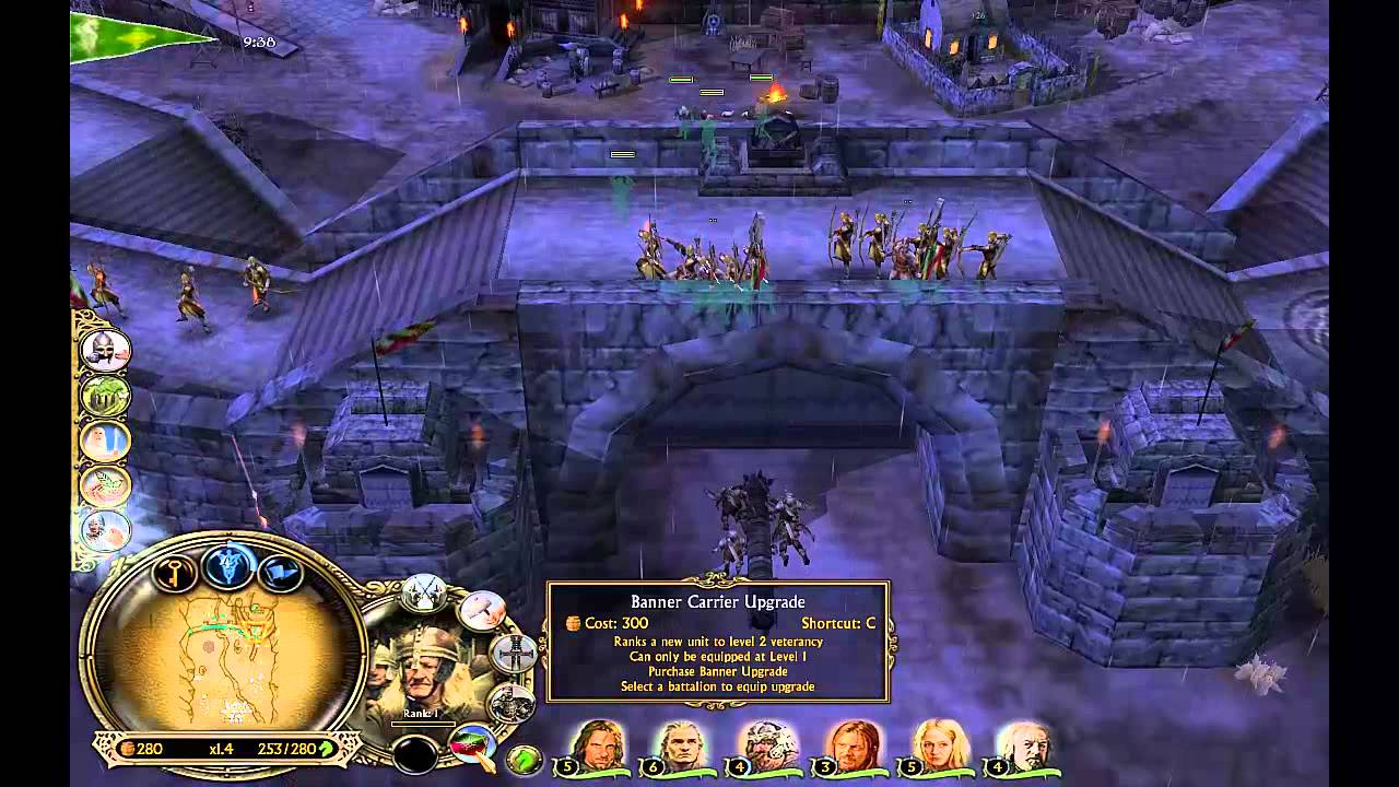 LOTR Battle For Middle Earth 1 - Good Campaign - Mission 10 - Helm's Deep