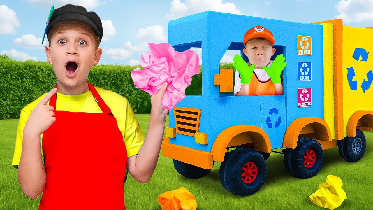 Trẻ em học cách phân loại rác - Câu chuyện Ngày Trái đất