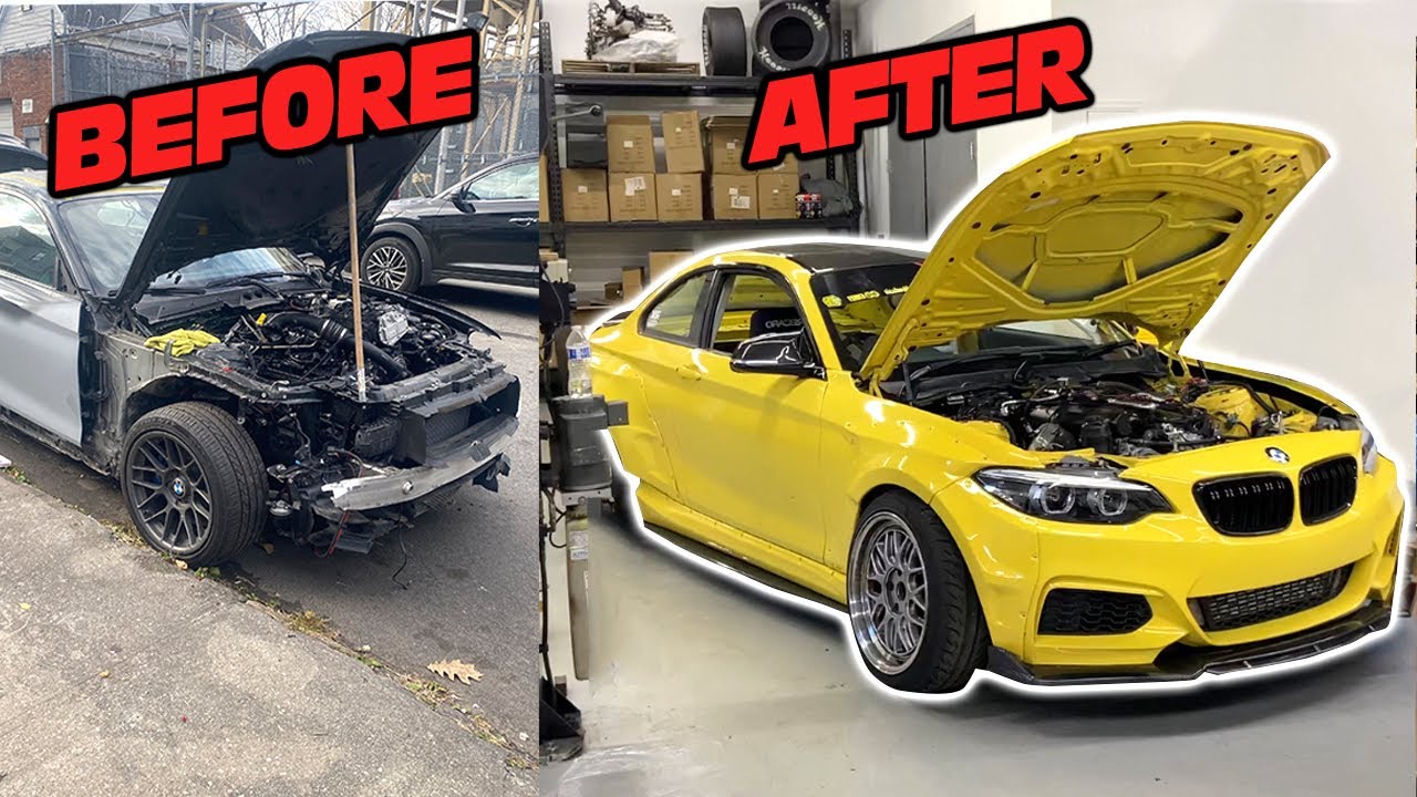 Building a WILD drift BMW in 10 Minutes - M240i
