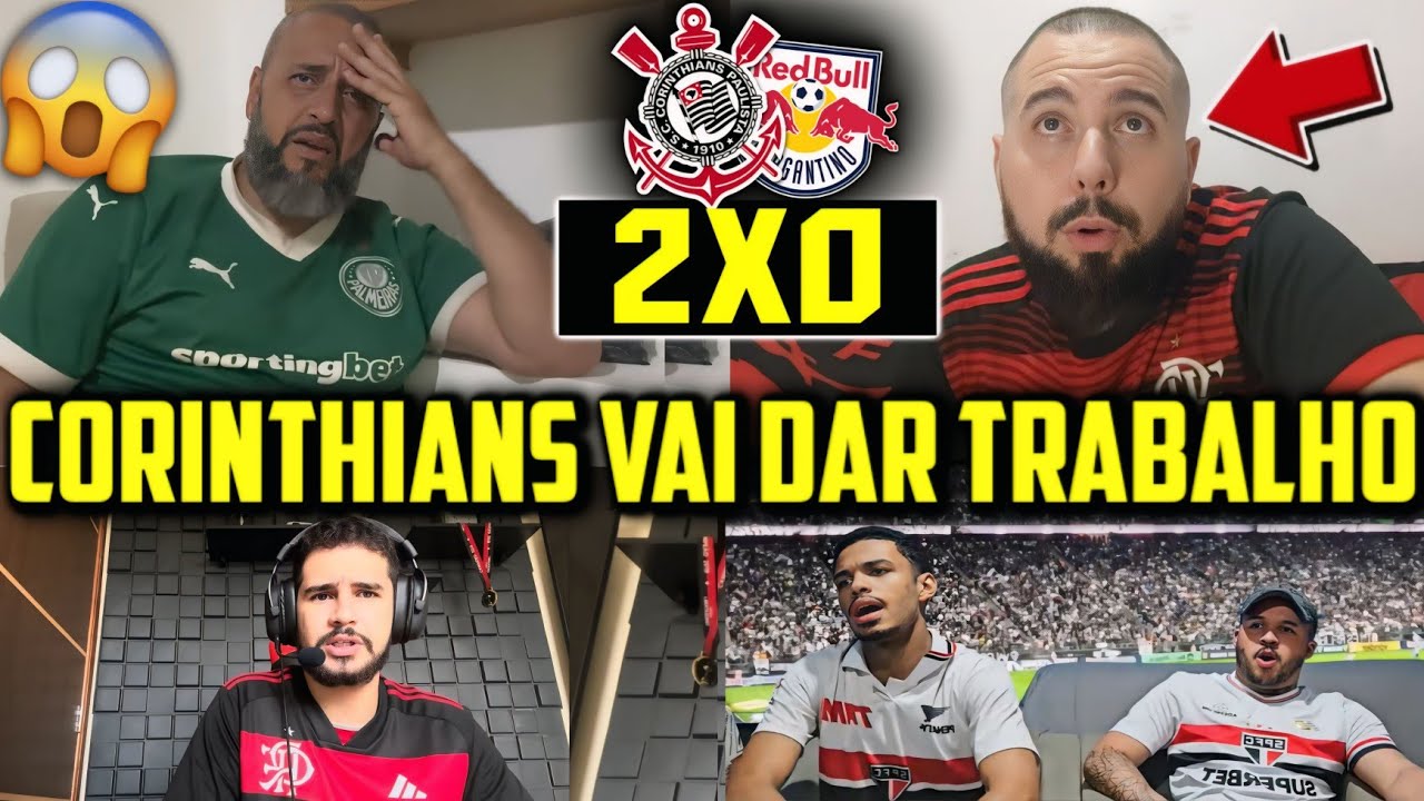 REAÇÕES DOS RIVAIS REVOLTADOS APÓS TIMÃO GANHAR DO BRAGANTINO! REACT CORINTHIANS 2X0 BRAGANTINO 