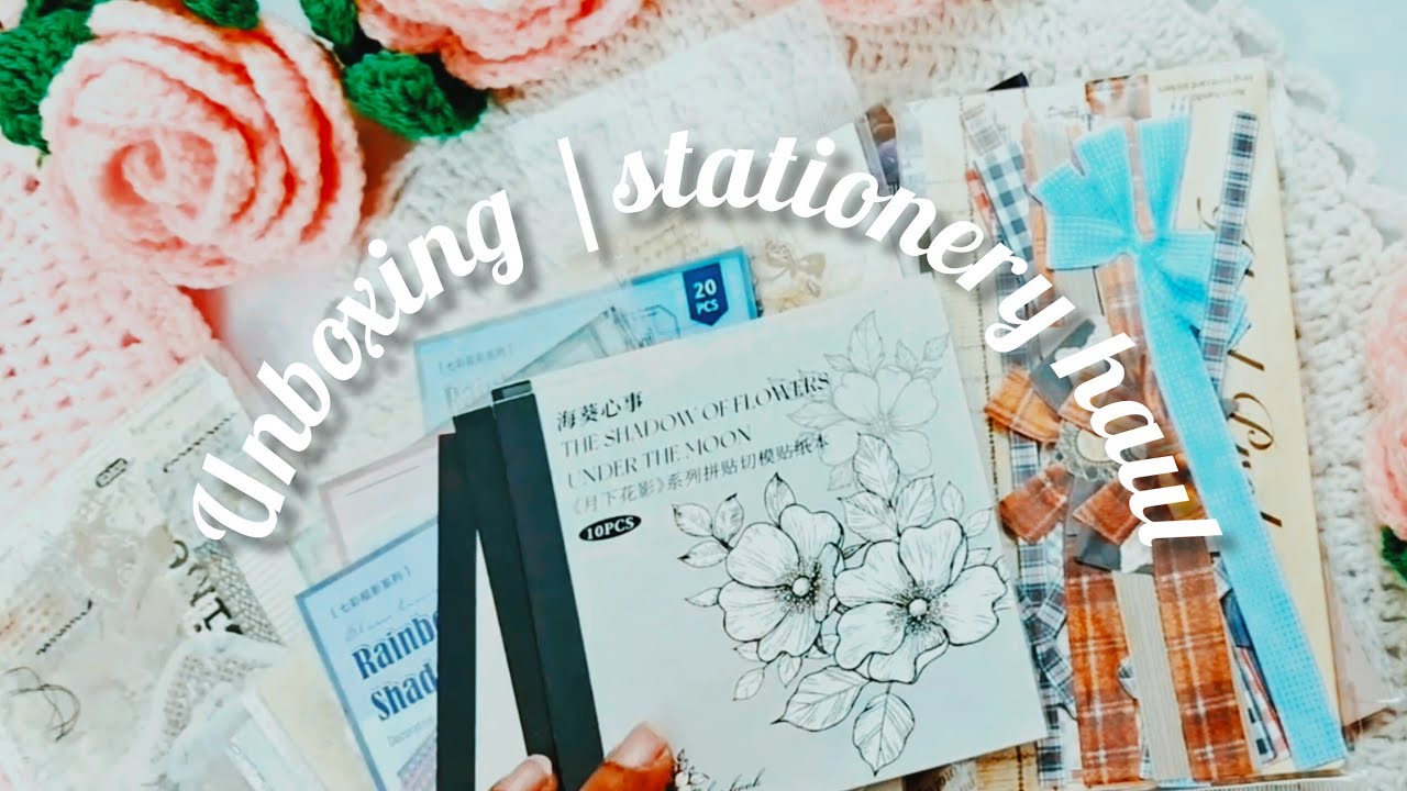 ASMR JOURNALING ✨️ Unbox with me #unboxing #stationeryhaul