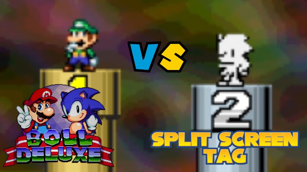 Boll Deluxe: Splitscreen Luigi VS Baser