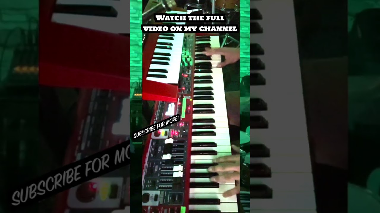 MJ Keys Solo #nordstage3 #piano #pianocover #basscover #keyboardcover #pianosolo #keyboardsolo