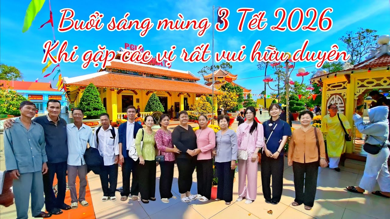 Mùng 3 Tết 2026 , An Hòa Tự vui quá bà con về chùa cúng rất đông