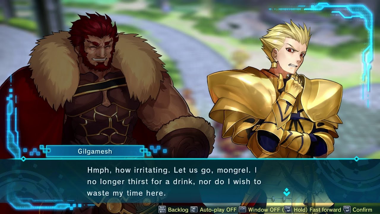 Fate/Extella Link — беседы на базе Гильгамеша