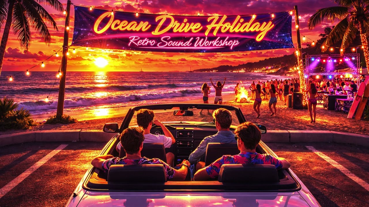 Ocean Drive Holiday | 80s Modern Talking Style Synthpop | Summer Roadtrip Retro Song | No.010