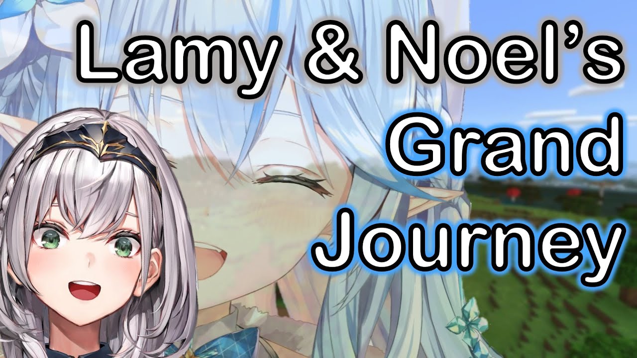 Lamy falls head over heels for Noel in Minecraft