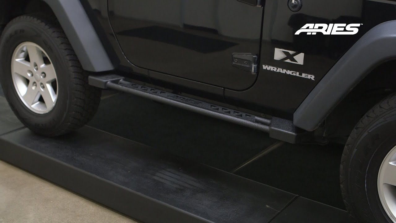 ARIES Jeep&reg; Wrangler:  Rocker Steps 2074100 on Wrangler