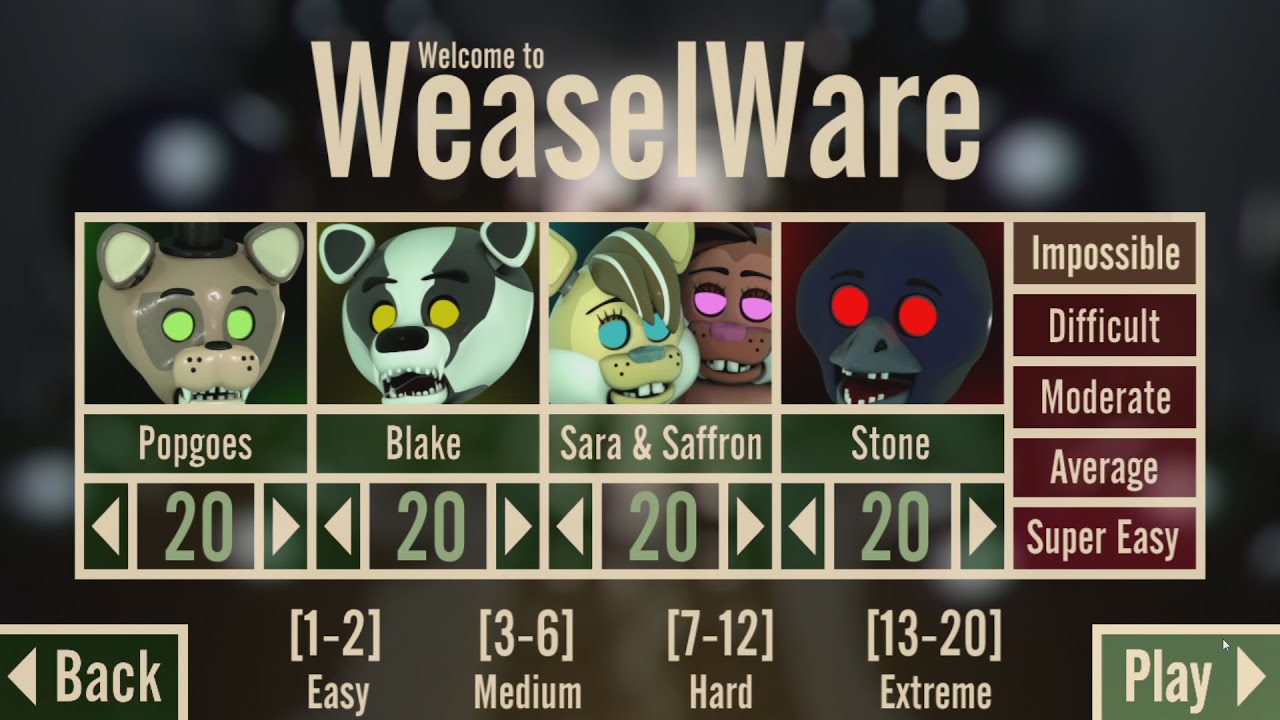 POPGOES Custom Night Impossible Mode Complete