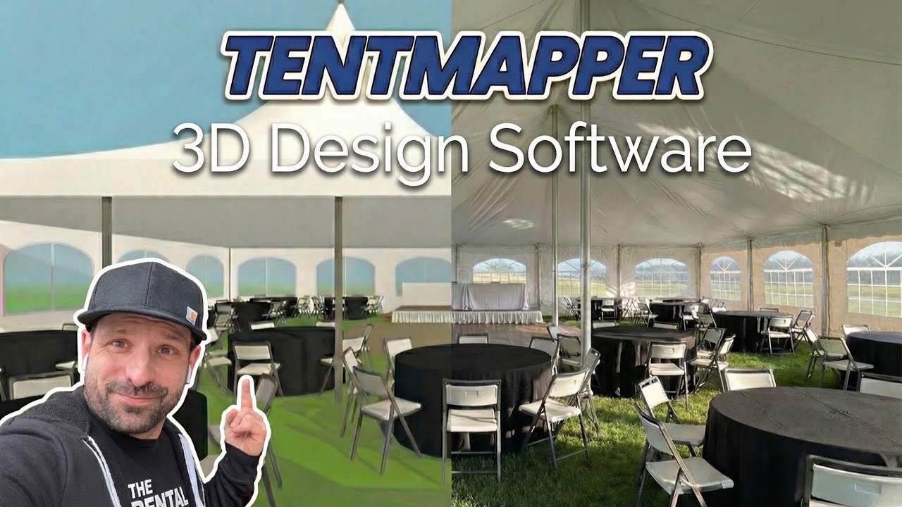 Новое программное обеспечение для 3D-дизайна мероприятий от компании Rental Guys — TENTMAPPER #pa...