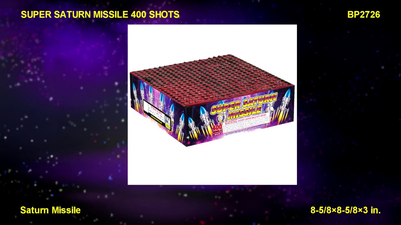 BP2726 Super Saturn Missile 400 Shots / Brothers Saturn Missile Cake