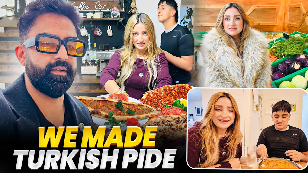 We Made Turkish Pide 🫓 but Emir wanted paratha instead | Pakistani Snacks & Childhood Memories 