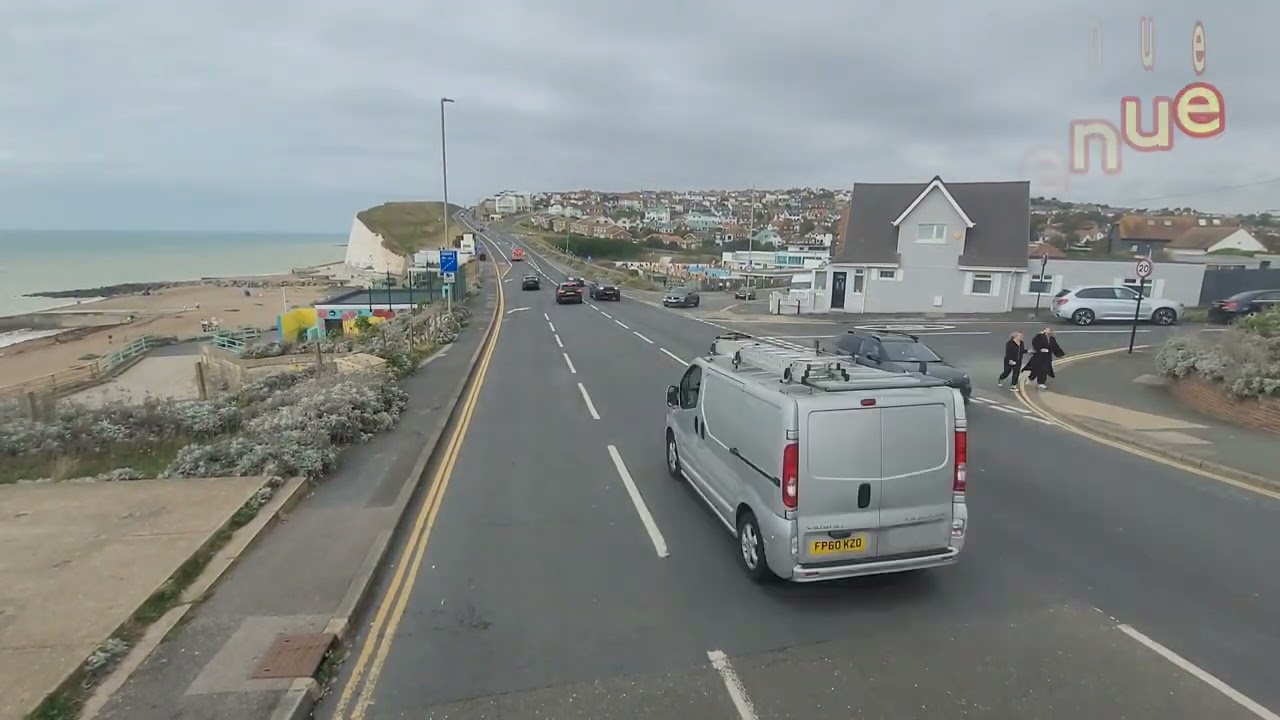 FULL ROUTE VISUAL | B&H Route 14B: Peacehaven Meridian Centre - Brighton Station