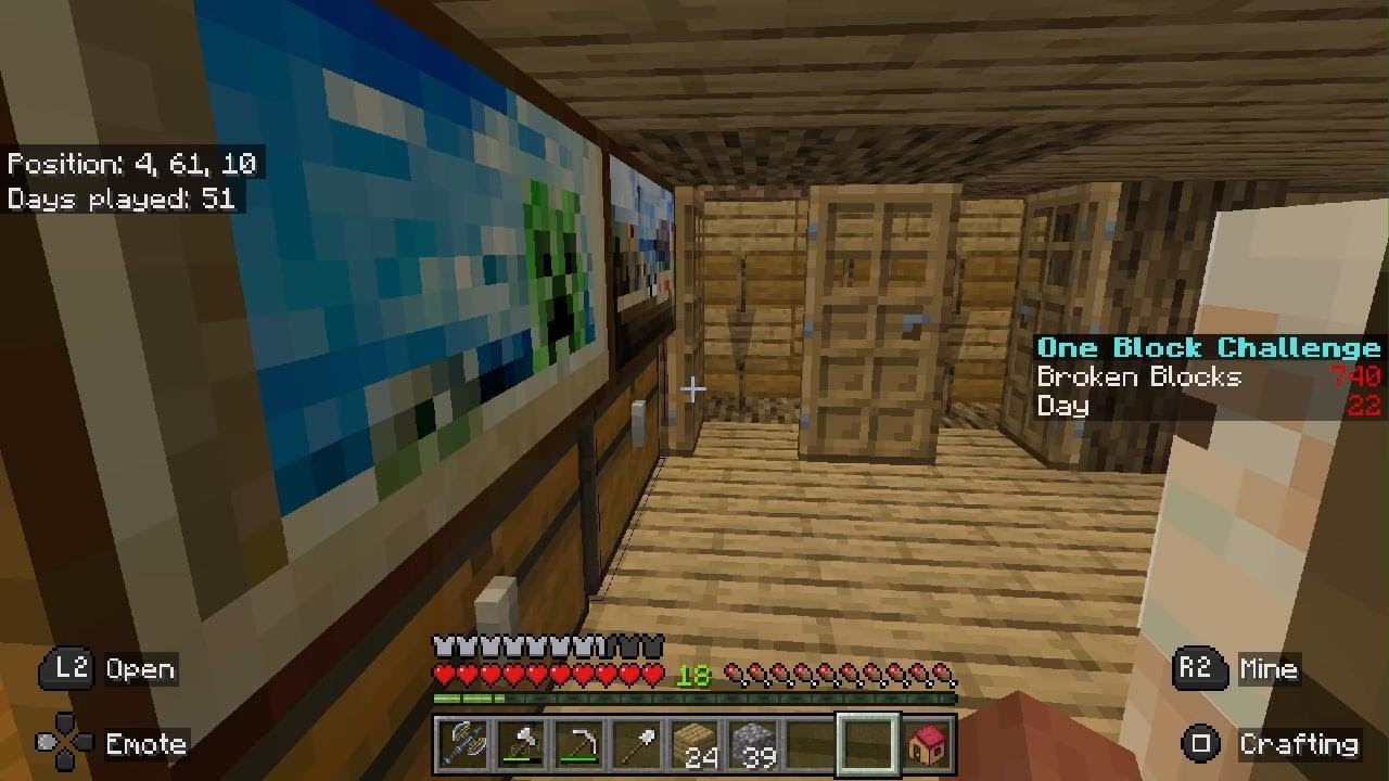 Minecraft A&L 1 block, my house