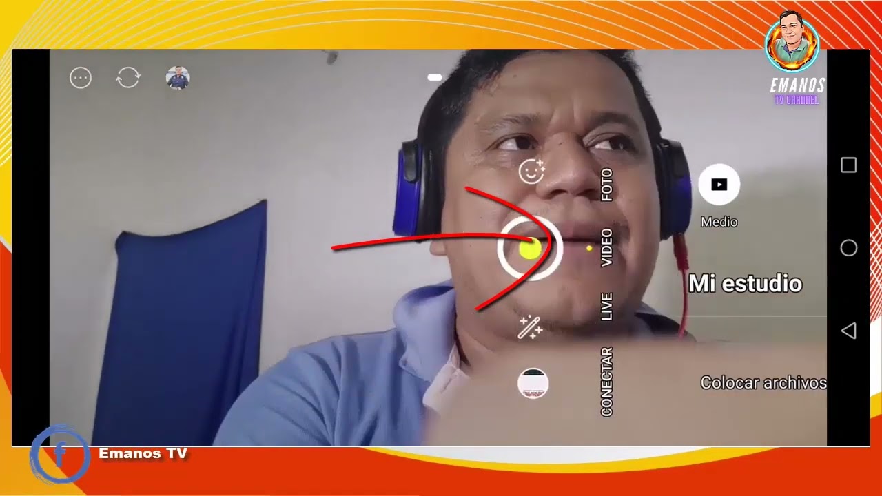 Como Poner TU LOGO | CINTILLOS En Facebook Live|| Desde el celular ||