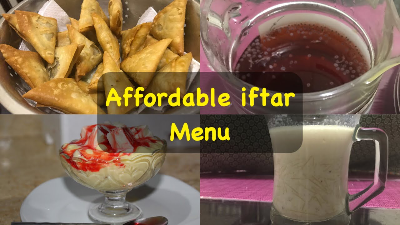 affordable iftar menu / first iftar complete menu / ramadan 2020 / sprouts samosa / vegetarian.