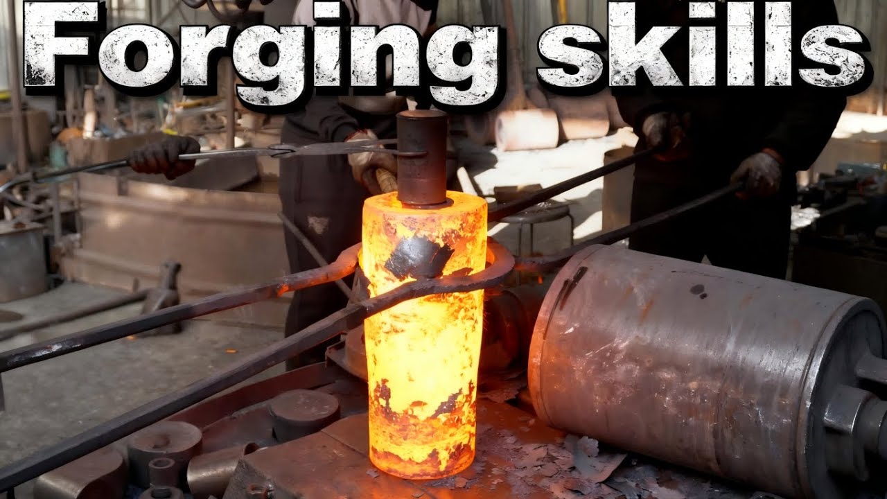 Inside the forging factory When Steel Meets Hammer &mdash; Pure Factory Magic! #forging #blacksmith