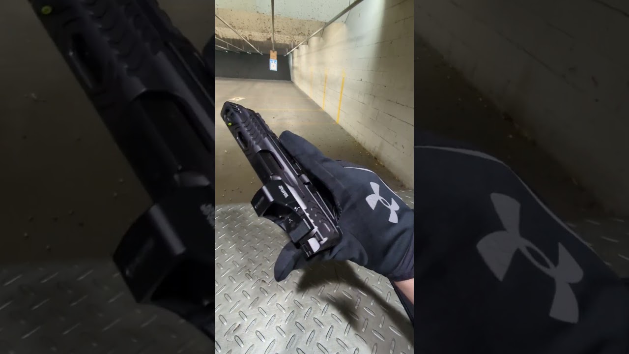 Quick 200 rounds through the new #smithabdwesson M&P 2.0 Metal Carry Comp #m&p #metalcarrycomp