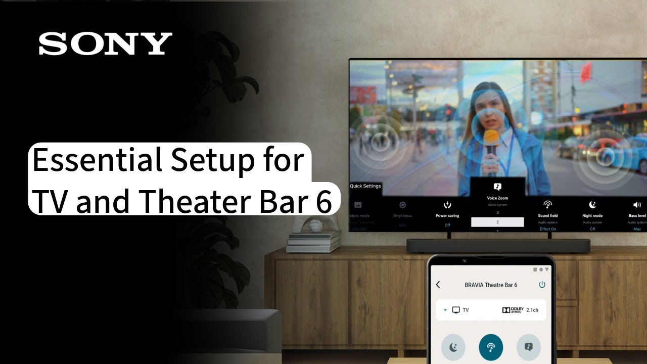 Звуковая панель Sony: быстрая настройка на телевизоре — упрощенная