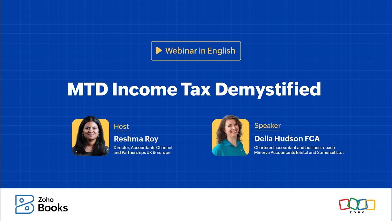 Webinar on MTD Income Tax Demystified with Della Hudson FCA | UK Edition