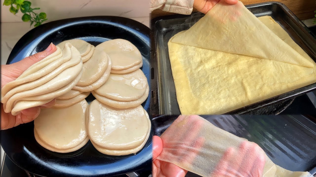 قنبلة رمضان نساي الطريقة ديال ورقة البسطيلة جربيها  بدقيق الفينو سجلي عندك هاد الوصفة وداعا لشراء