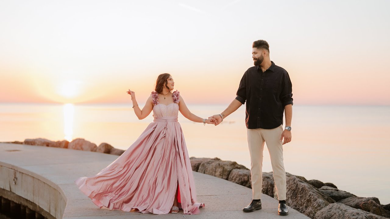 NIMISH & MANJOT'S PRE ENGAGEMENT || GEE FILMS || ITALY