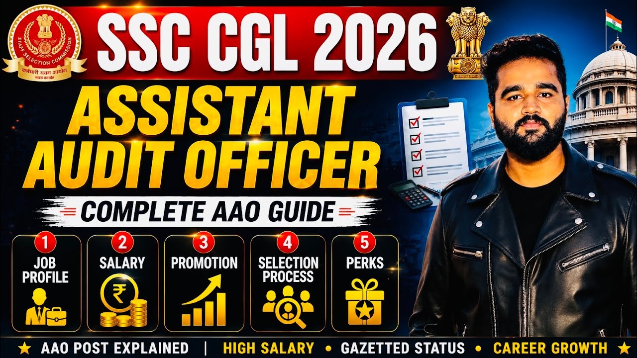 AAO in SSC CGL 2026🔥| Salary, Job Profile, Selection Process & Career Growth | 