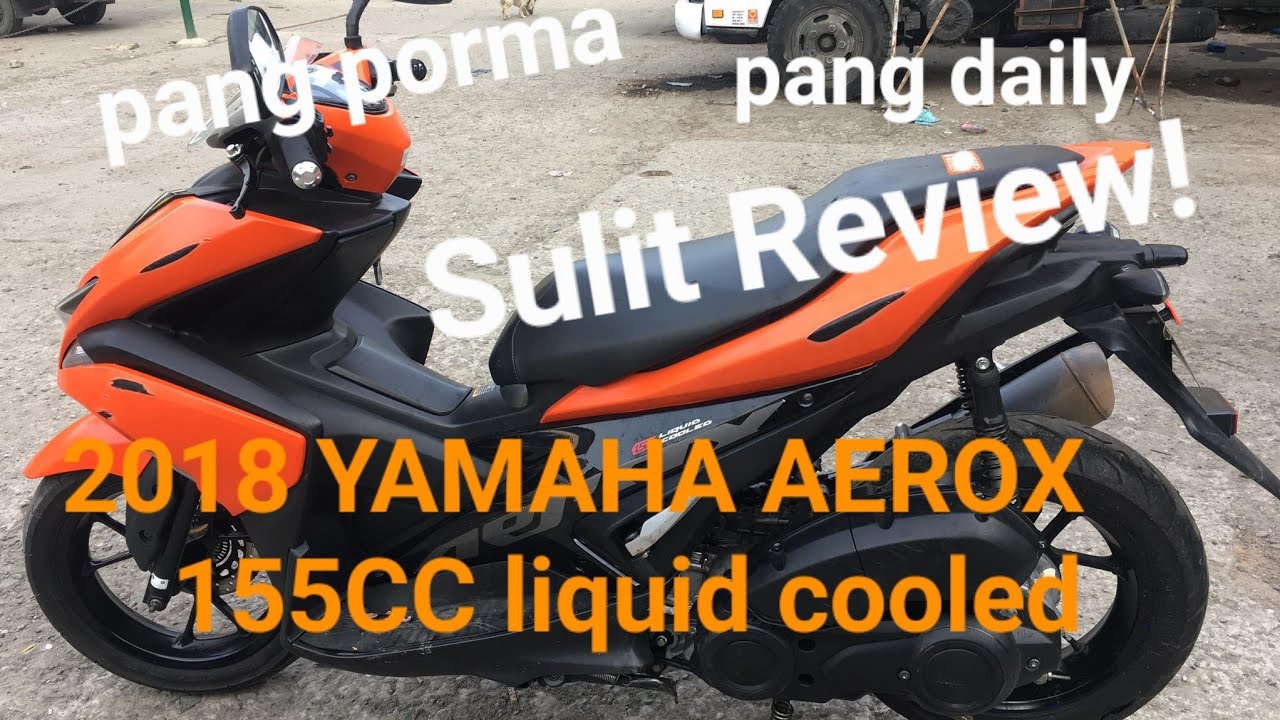 Yamaha AEROX V1 155CC LIQUID COOLED Sporty look REVIEW!