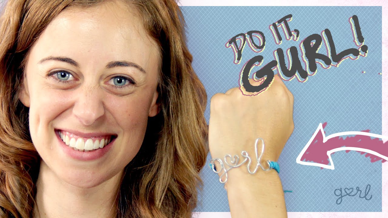 DIY Personalized Wire Word Bracelets! - Do It, Gurl