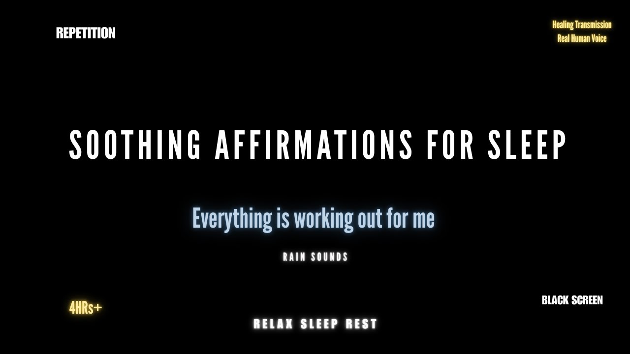 Fall Asleep FAST - Affirmations for DEEP SLEEP - Release Anxiety as you sleep