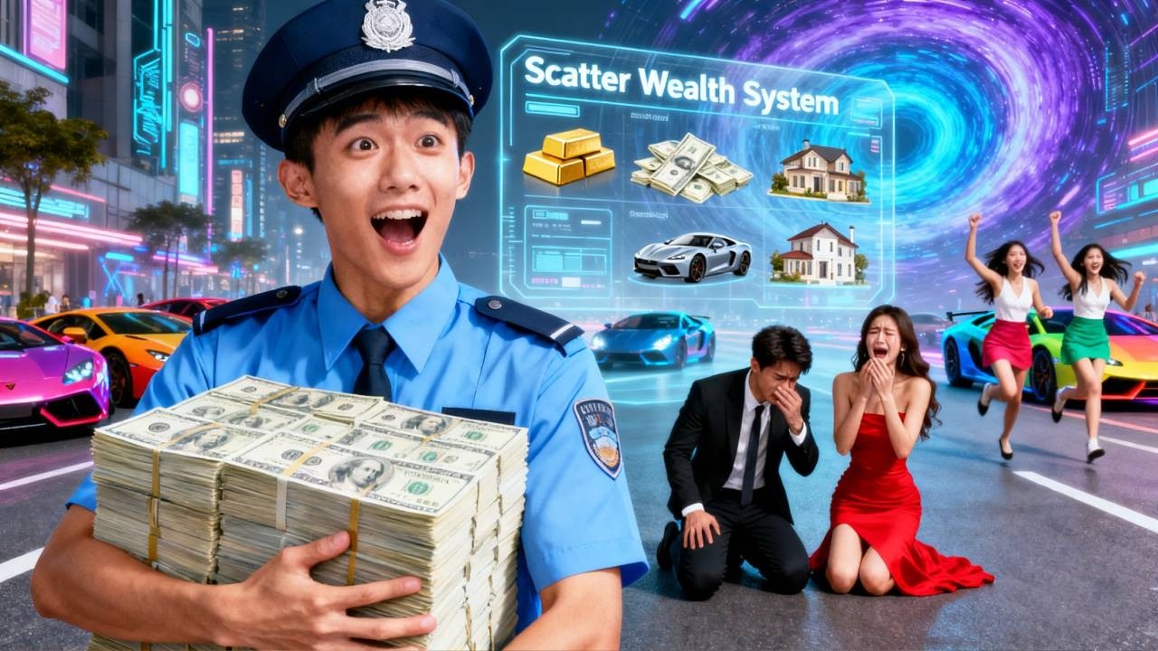 Poor Security Guards Humiliated, Getting a Wealth System! The More You Spend, The Richer You Get!