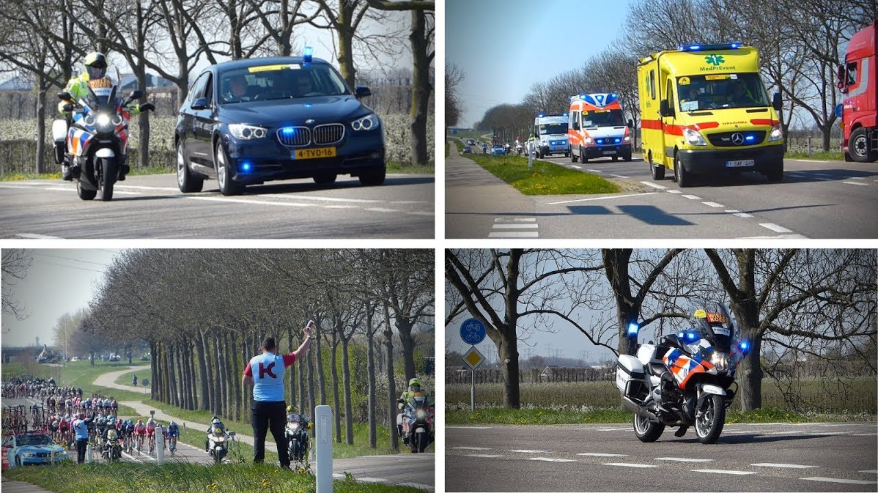 ScheldePrijs 2019 | Vele Hulpdiensten begeleiding wielrenners van Terneuzen naar Schoten
