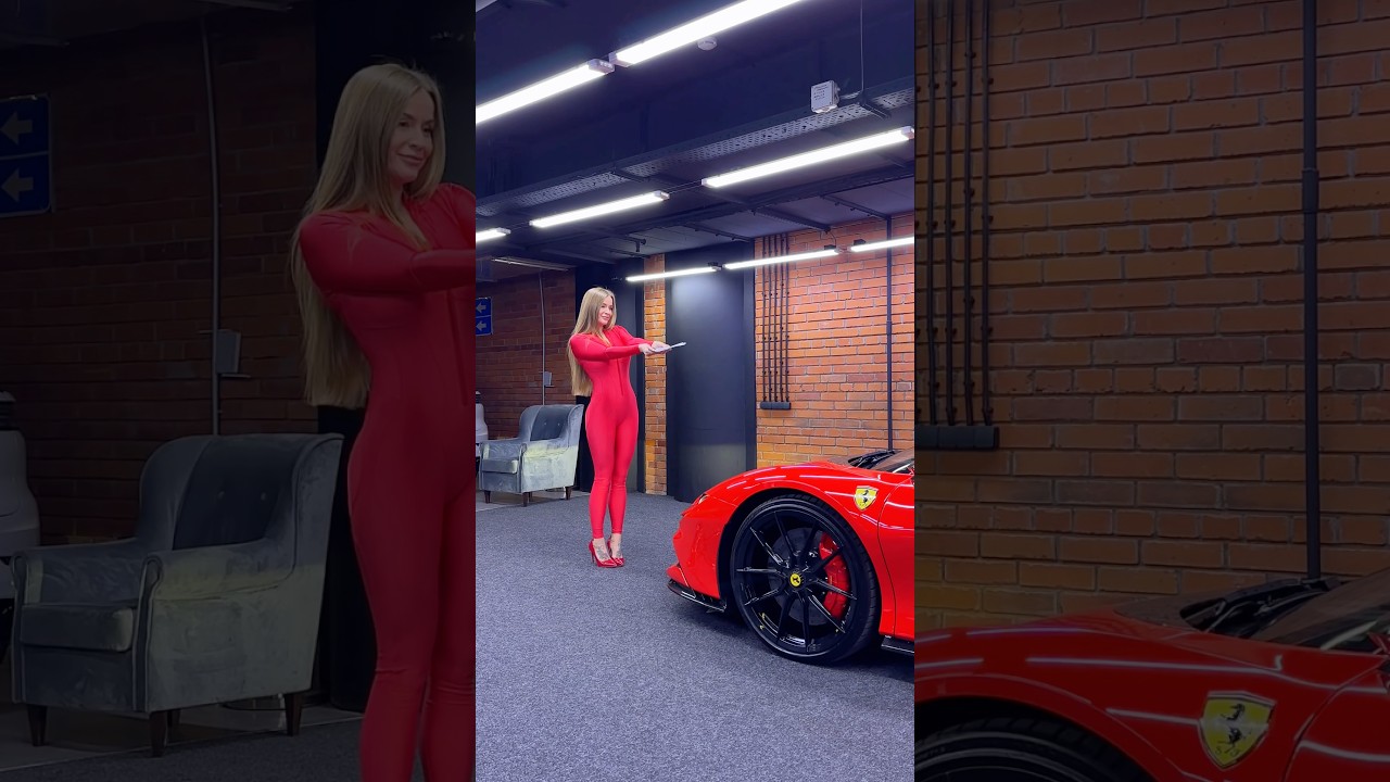Ferrari vs girl