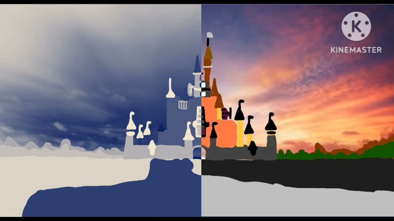 Disney Castle without the text (100 version) Split Chorded