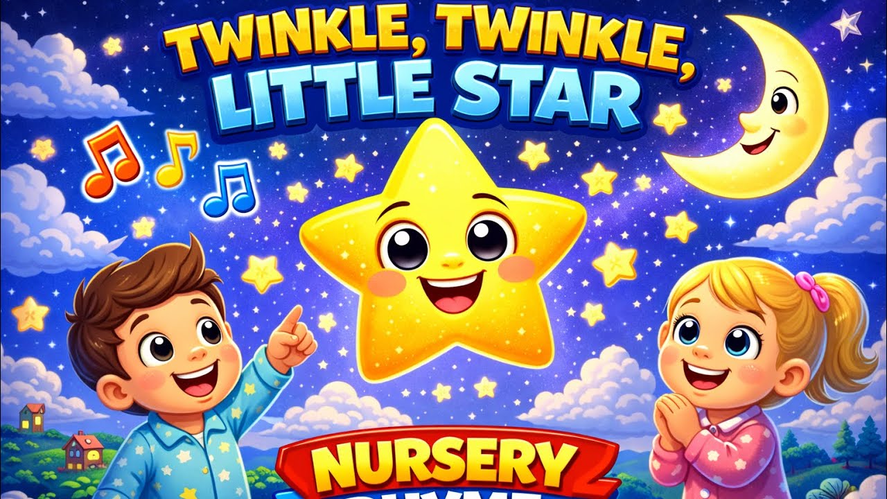 Twinkle, Twinkle, Little Star Nursery Rhymes Compilation | 10+ Mins of Fun Songs for Kids & Toddlers