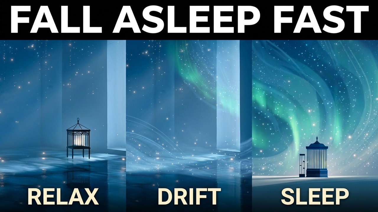 【Melody Chime Box】Floating Beneath Aurora | Soft Drift BGM for Deep Sleep & Calm #sleepmusic #bgm
