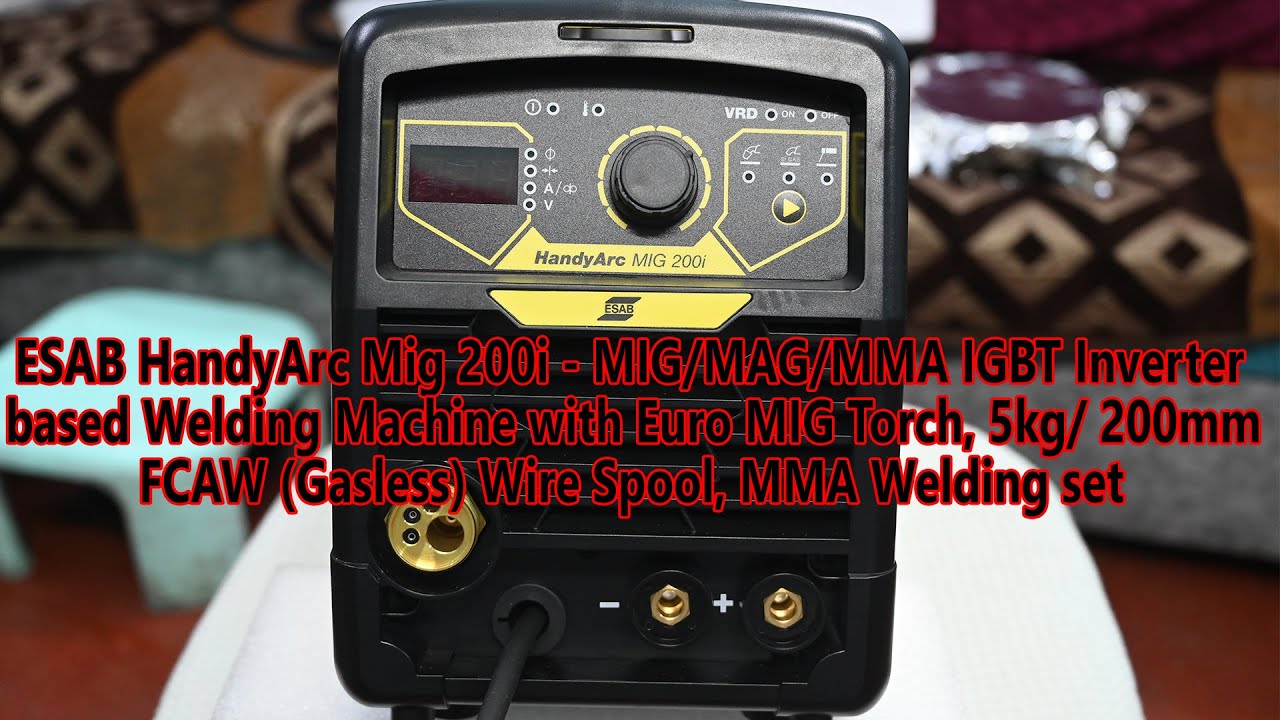 ESAB HandyArc Mig 200i - MIG/MAG/MMA IGBT Inverter based Welding Machine