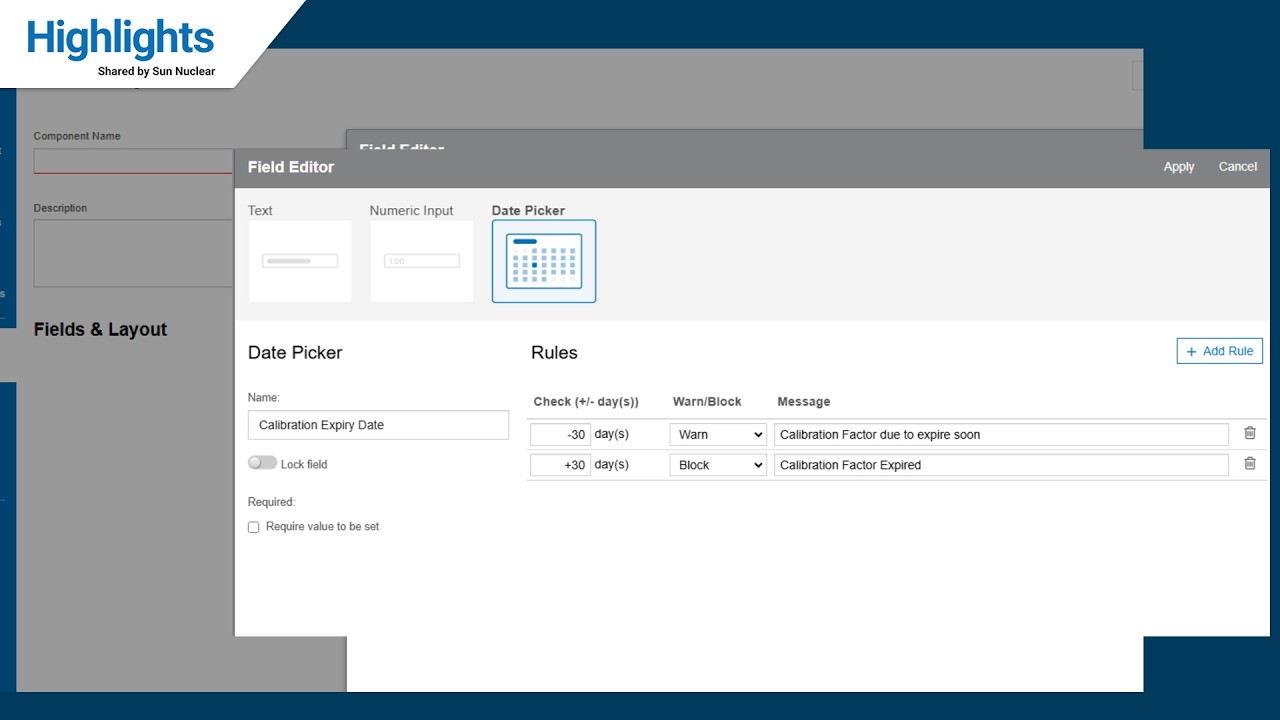 SunCHECK Machine – Asset Management