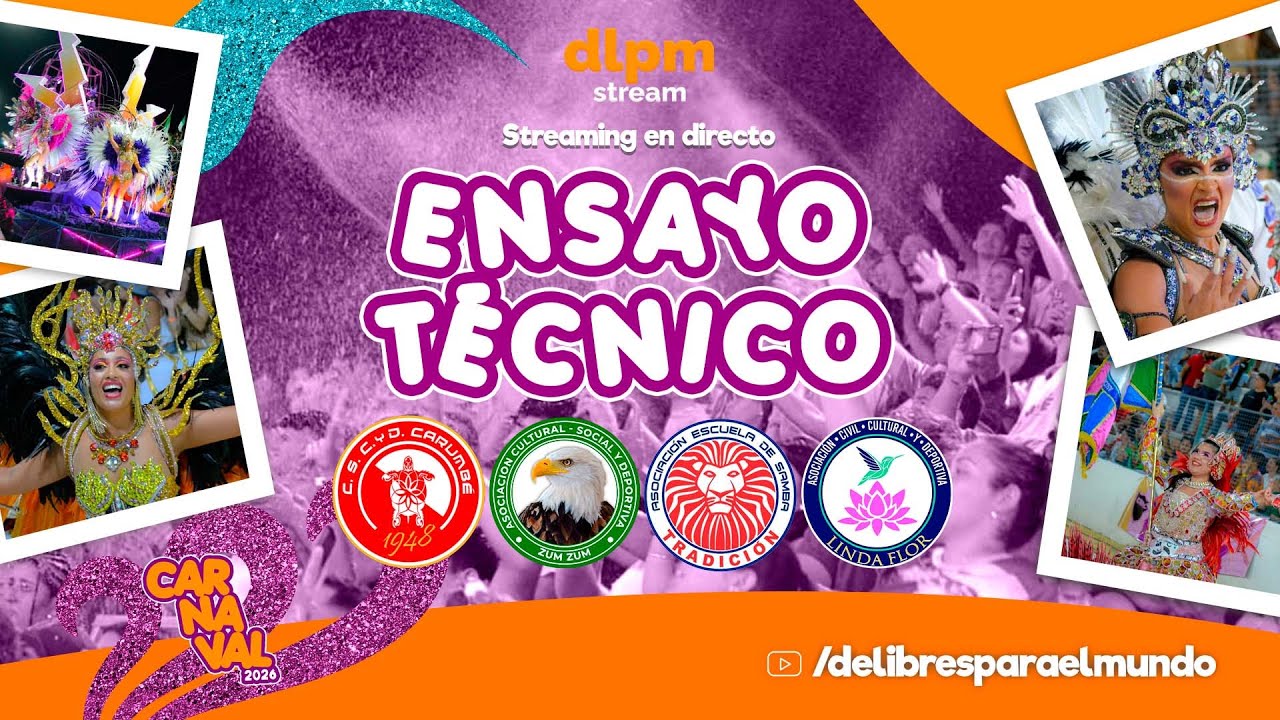 🔴 ENSAYO TÉCNICO CARNAVAL DE LIBRES 2026 - Streaming en Vivo