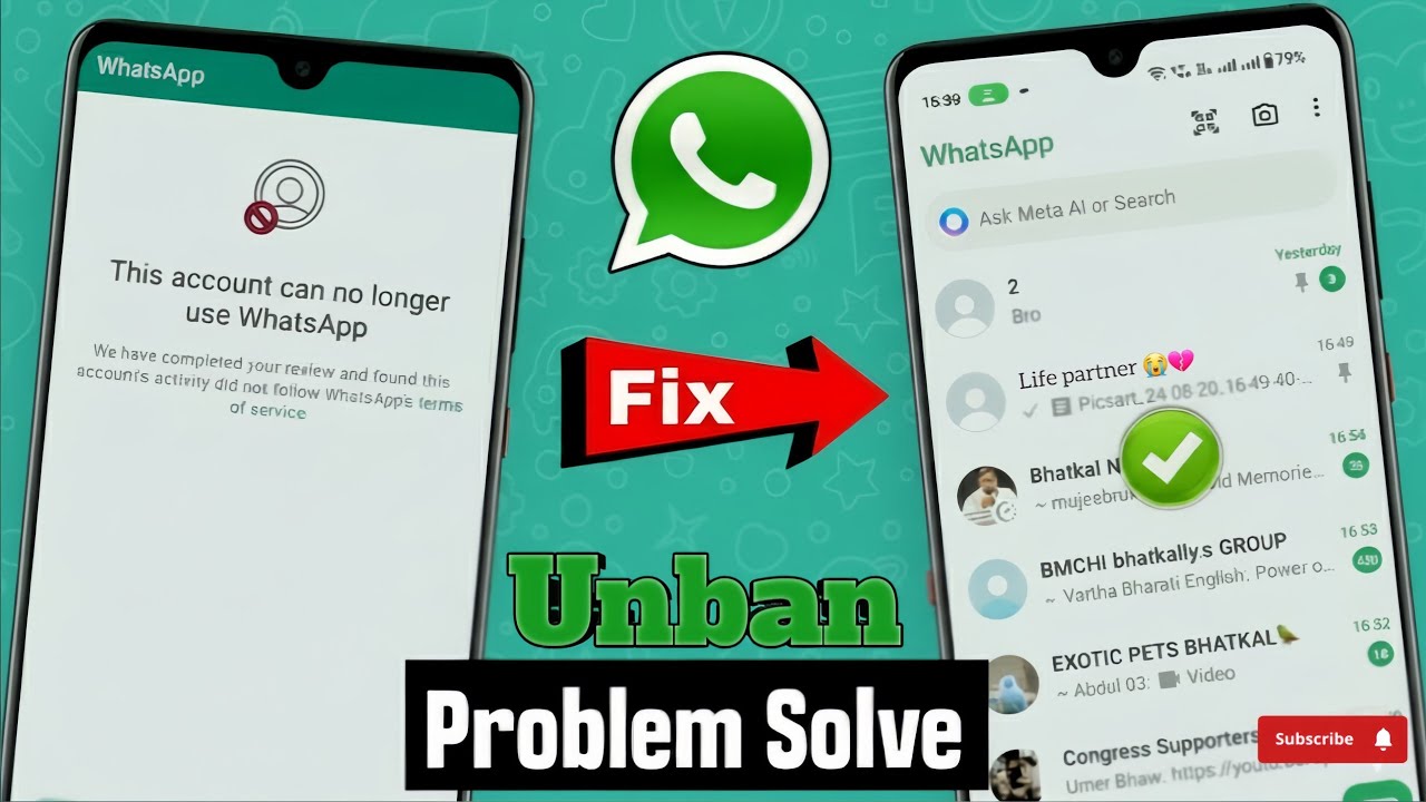 How to solve this account can no longer use whatsapp | how to unban whatsapp account 