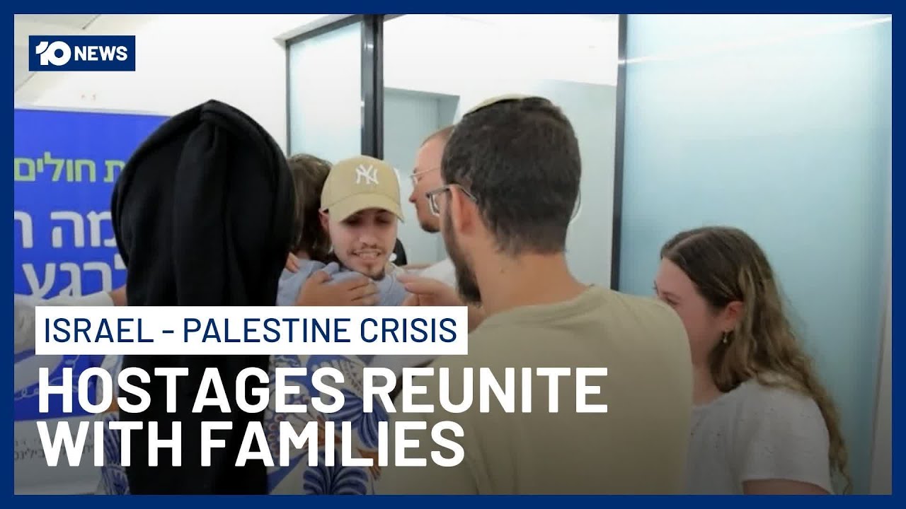 Released Israeli Hostages Arrive At Hospital, Reunite With Families As Ceasefire Holds | 10 News