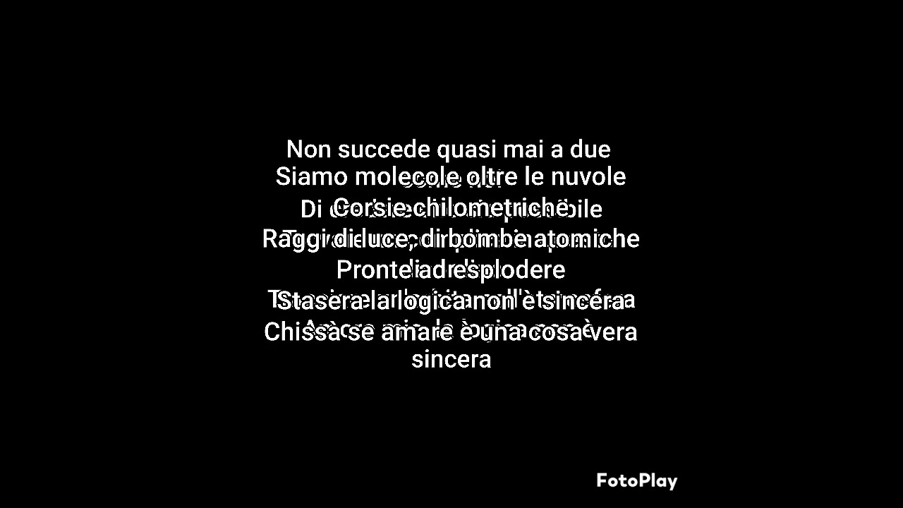 Cesare Cremonini - Logico #1 (Testo)